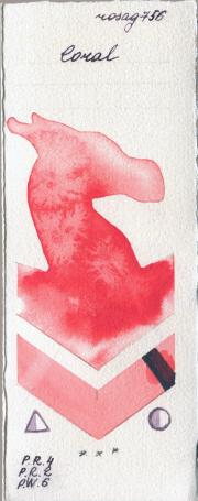 Rosa Gallery 756 Coral watercolor swatch