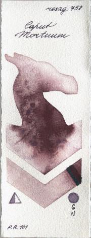 Rosa Gallery 758 Caput Mortuum watercolor swatch