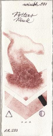 Winsor & Newton Professional 537 Potters Pink watercolor swatch