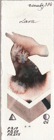 Roman Szmal Aquarius 384 Lava watercolor swatch