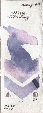 Roman Szmal Aquarius 415 Misty Morning watercolor swatch