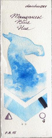 Daniel Smith 051 Manganese Blue Hue watercolor swatch