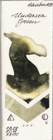Daniel Smith 109 Undersea Gre watercolor swatch