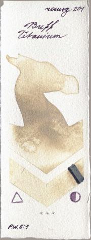 Roman Szmal Aquarius 201 Buff Titanium watercolor swatch