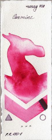 Rosa Gallery 708 Carmine watercolor swatch