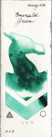 Rosa Gallery 712 Emerald Green watercolor swatch