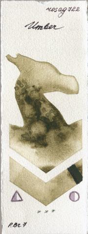 Rosa Gallery 722 Umber watercolor swatch