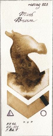 Rosa Gallery 723 Mars Brown watercolor swatch
