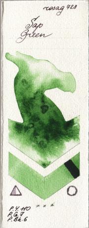 Rosa Gallery 728 Sap Green watercolor swatch