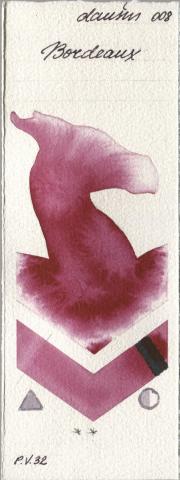 Daniel Smith 008 Bordea watercolor swatch