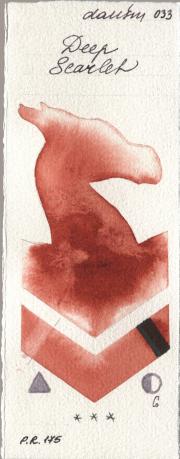 Daniel Smith 033 Deep Scarl watercolor swatch