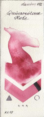 Daniel Smith 092 Quinacridone Ro watercolor swatch