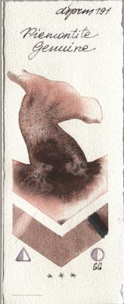 Daniel Smith 191 Piemontite Genui watercolor swatch