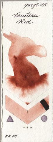 Golden QOR 465 Venetian R watercolor swatch