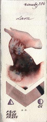 Roman Szmal Aquarius 384 Lava watercolor swatch