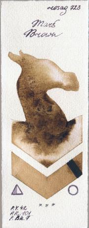 Rosa Gallery 723 Mars Brown watercolor swatch