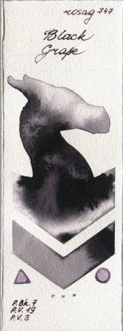 Rosa Gallery 747 Black Grape watercolor swatch
