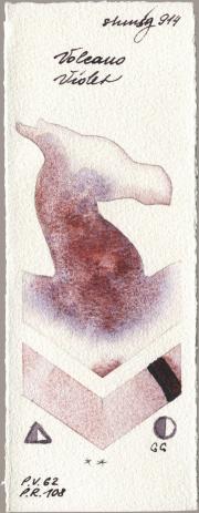 Shminke Horadam Aquarell 914 Volcano Viol watercolor swatch