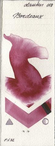 Daniel Smith 008 Bordea watercolor swatch