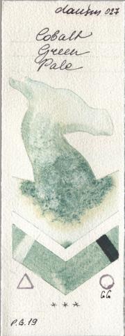 Daniel Smith 027 Cobalt Green Pa watercolor swatch