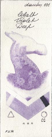 Daniel Smith 031 Cobalt Violet De watercolor swatch