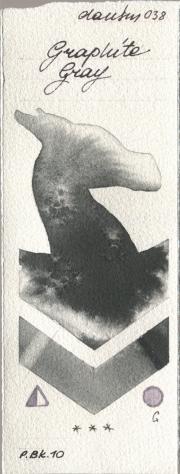 Daniel Smith 038 Graphite Gr watercolor swatch