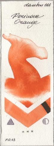 Daniel Smith 066 Perinone Oran watercolor swatch