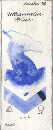 Daniel Smith 106 Ultramarine Bl watercolor swatch