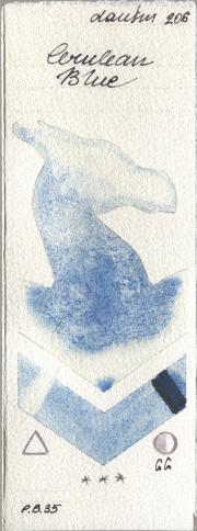 Daniel Smith 206 Cerulean Bl watercolor swatch