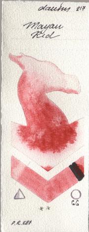 Daniel Smith 217 Mayan R watercolor swatch