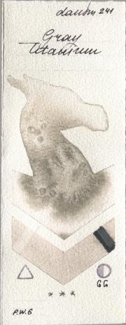 Daniel Smith 241 Gray Titani watercolor swatch