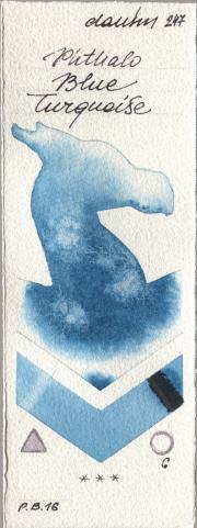 Daniel Smith 247 Phthalo Blue Turquoi watercolor swatch