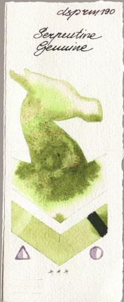 Daniel Smith 190 Serpentine Genuine watercolor swatch