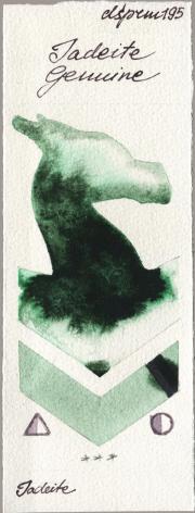 Daniel Smith 195 Jadeite Genuine watercolor swatch