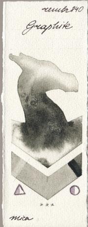 Royal Talens Rembrandt Watercolour 840 Graphite watercolor swatch