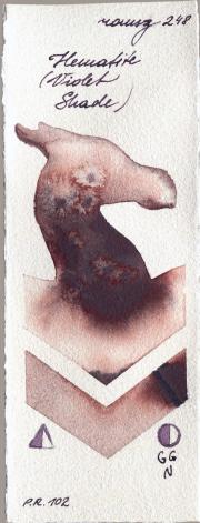 Roman Szmal Aquarius 248 Hematite (Violet Shade) watercolor swatch
