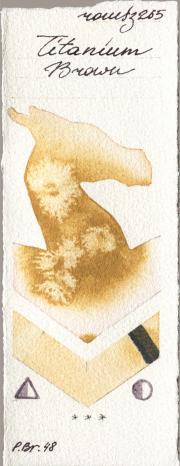 Roman Szmal Aquarius 265 Titanium Brown watercolor swatch