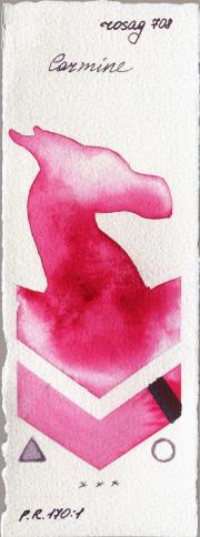 Rosa Gallery 708 Carmine watercolor swatch