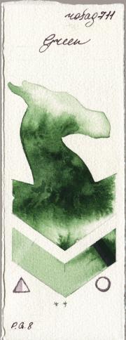 Rosa Gallery 711 Green watercolor swatch