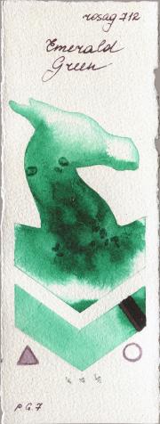 Rosa Gallery 712 Emerald Green watercolor swatch