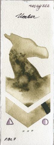 Rosa Gallery 722 Umber watercolor swatch