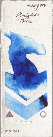 Rosa Gallery 729 Bright Blue watercolor swatch