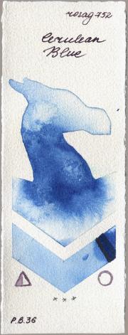 Rosa Gallery 752 Cerulean Blue watercolor swatch