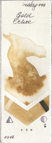 Rosa Gallery 772 Gold Och watercolor swatch