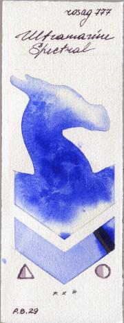 Rosa Gallery 777 Ultramarine Spectral watercolor swatch