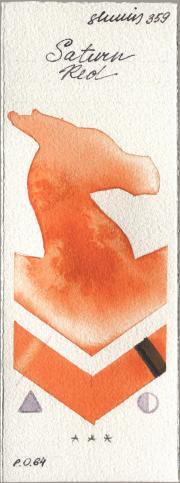 Shminke Horadam Aquarell 359 Saturn R watercolor swatch