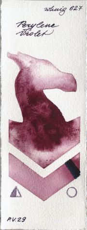  627 Perylene Violet watercolor swatch