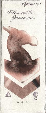 Daniel Smith 191 Piemontite Genui watercolor swatch