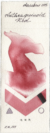 Anthraquinoid Red by Daniel Smith watercolor swatch