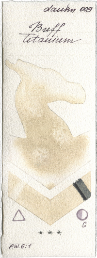 Buff Titanium by Daniel Smith watercolor swatch